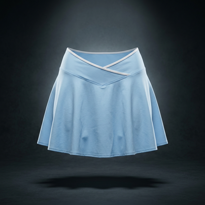 Women's Color Block A-Line Skirt