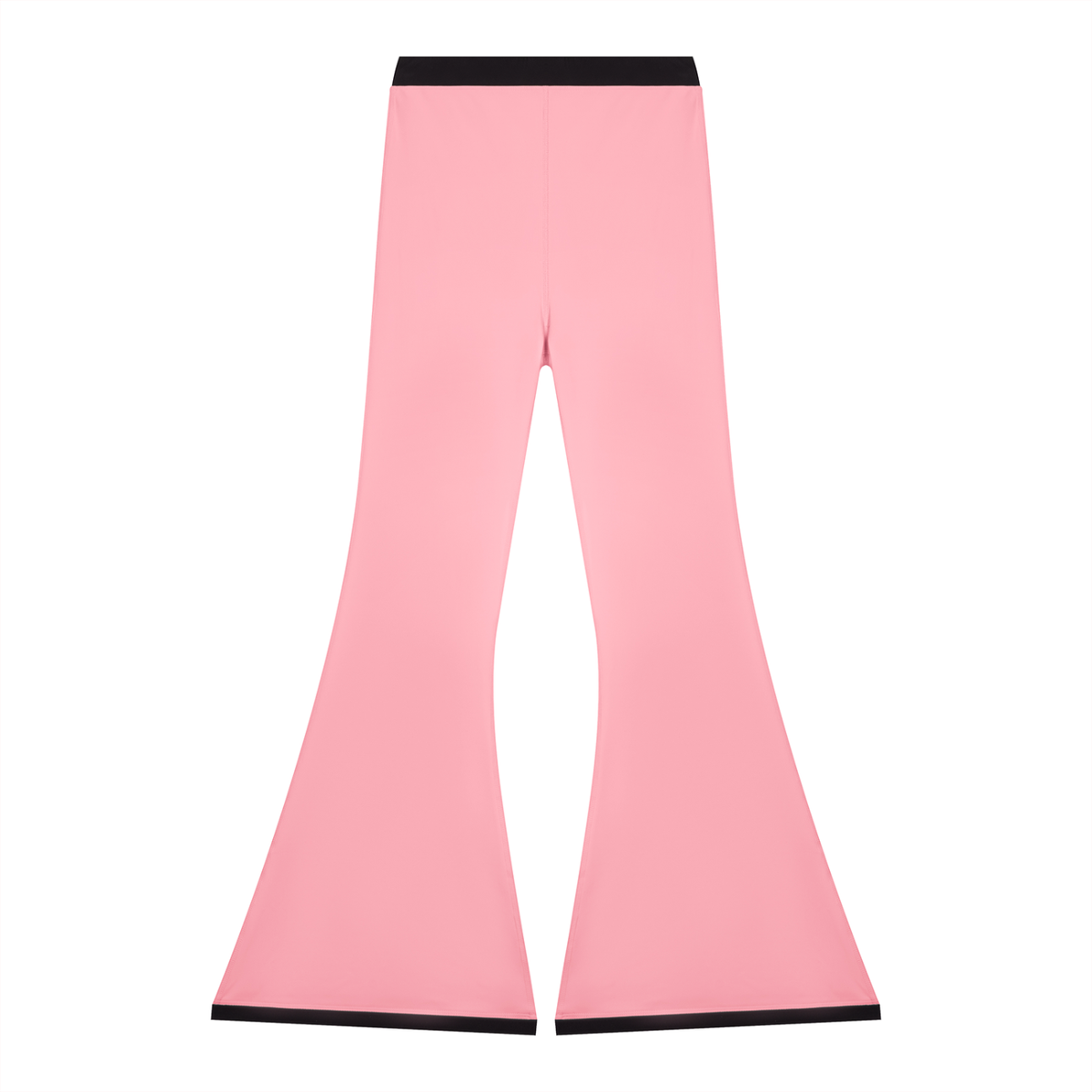 Women's Color Block Flared Yoga Leggings in pink
