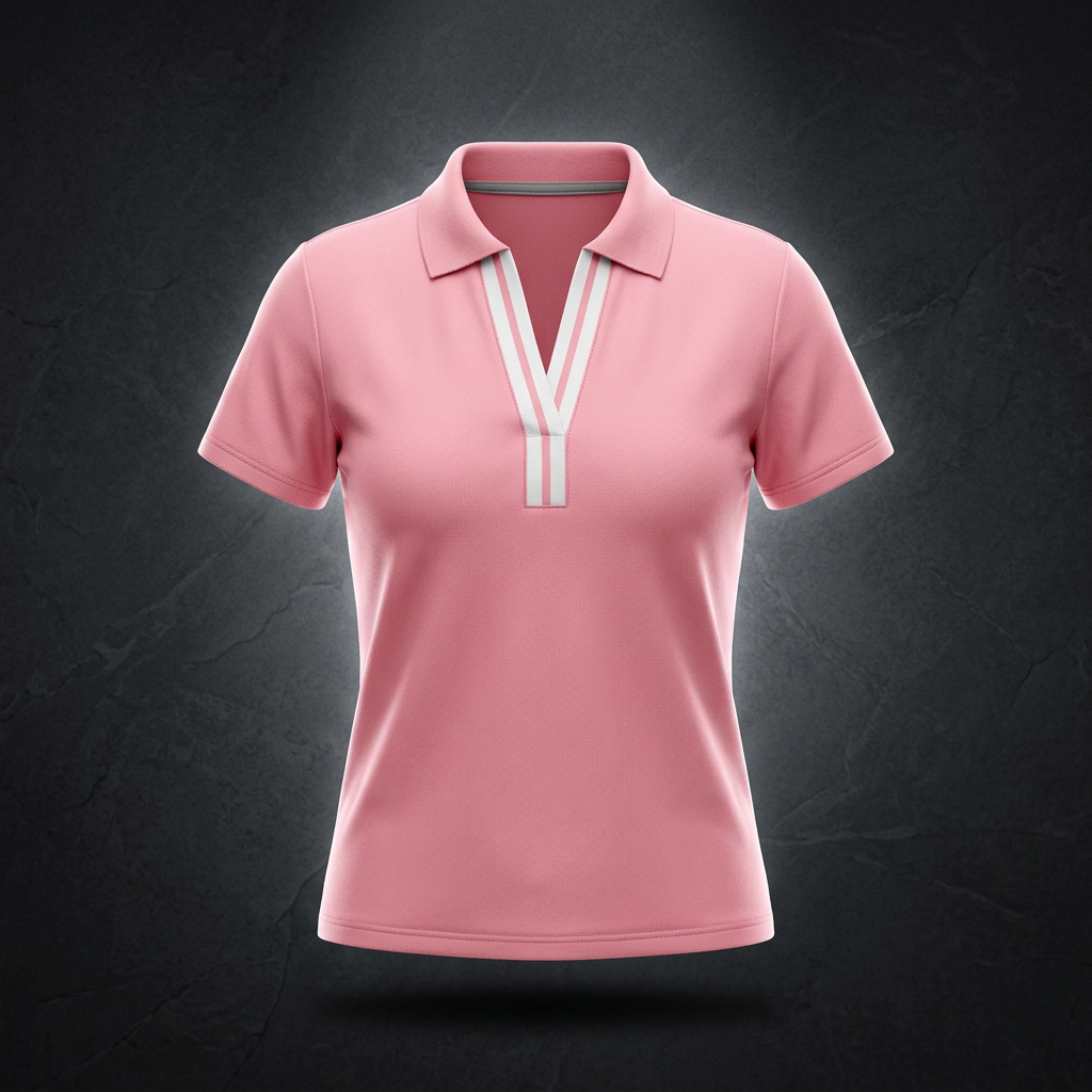 Women's Color Block Polo Shirt