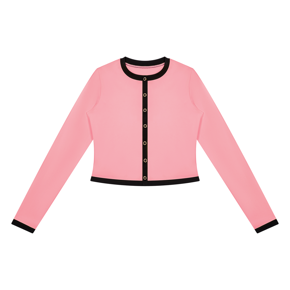 Women's Color Block Yoga Sports Jacket in pink