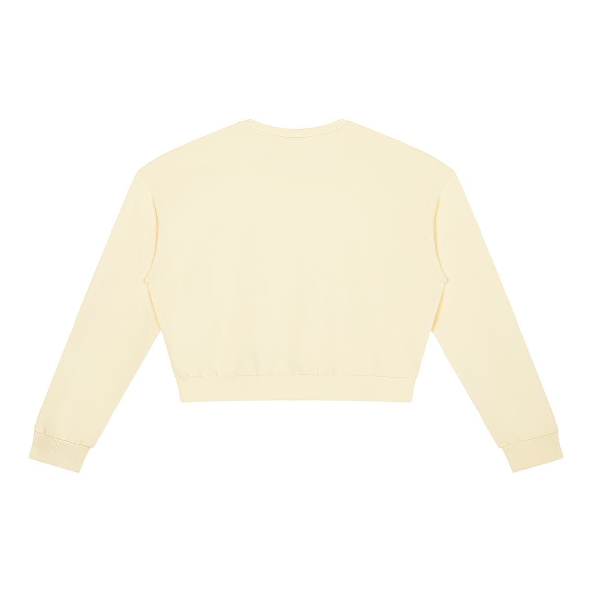Women's Crewneck Sweatshirt in apricot, alternate angle