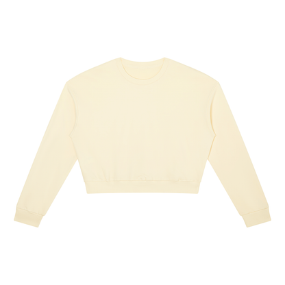 Women's Crewneck Sweatshirt in apricot