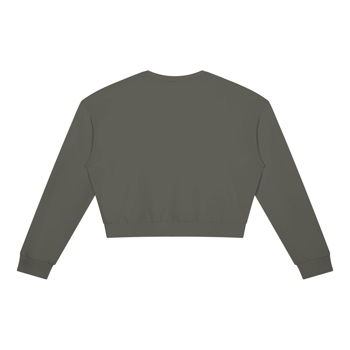 Women's Crewneck Sweatshirt in dark gray, alternate angle