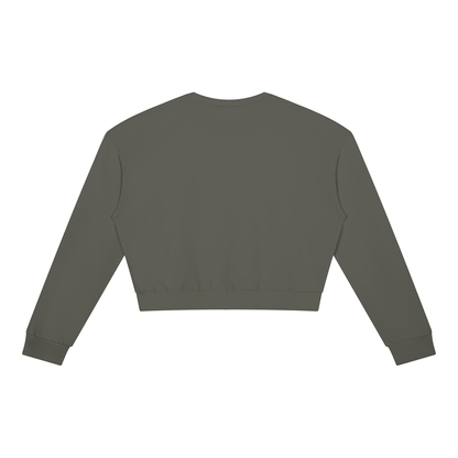 Women's Crewneck Sweatshirt in dark gray, alternate angle