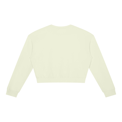 Women's Crewneck Sweatshirt in light green, alternate angle