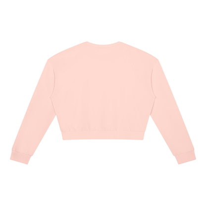 Women's Crewneck Sweatshirt in light pink, alternate angle