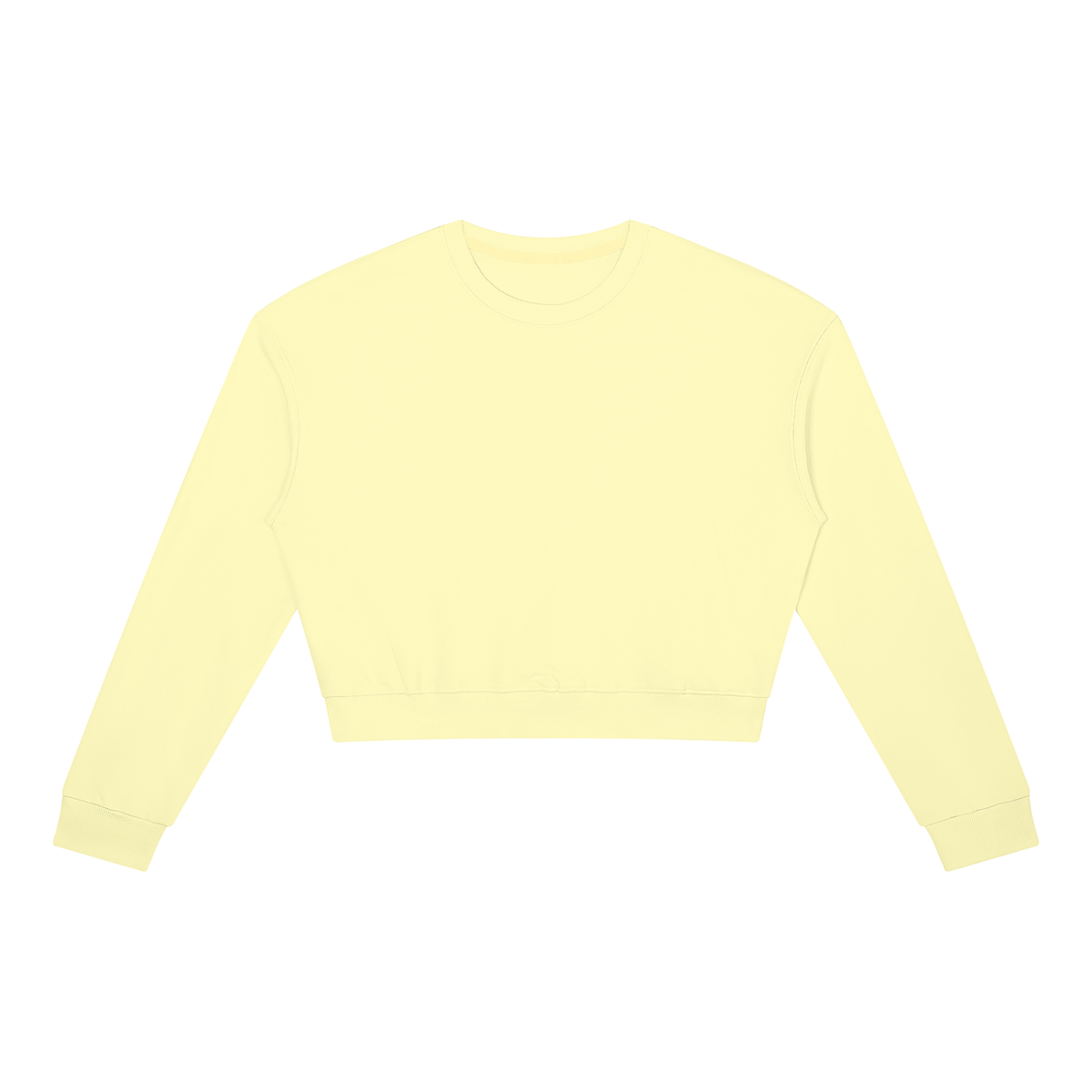Women's Crewneck Sweatshirt in light yellow