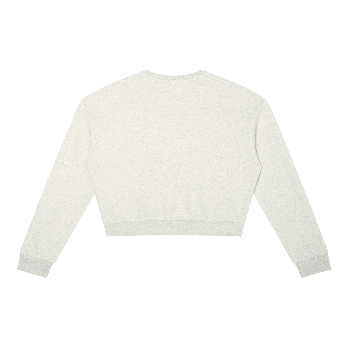 Women's Crewneck Sweatshirt in oat gray, alternate angle