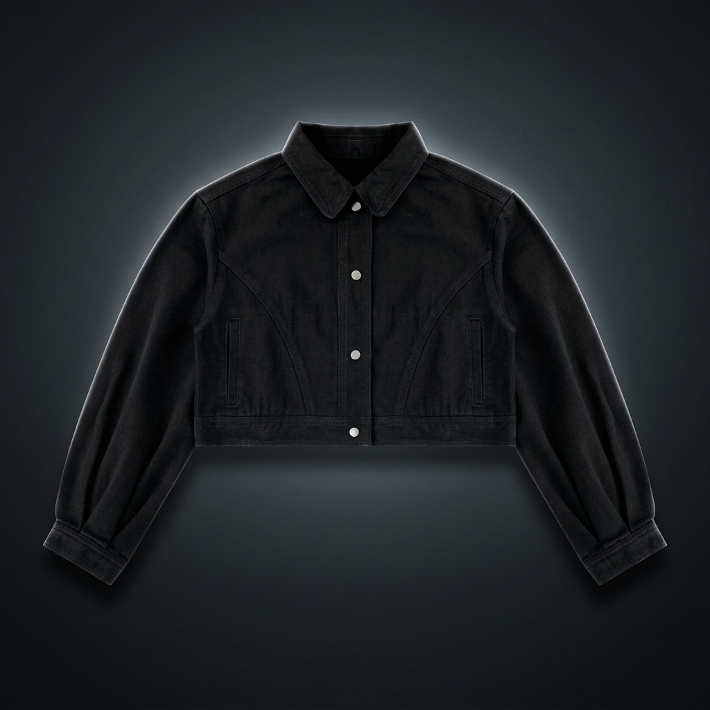 Women's Crop Denim Jacket