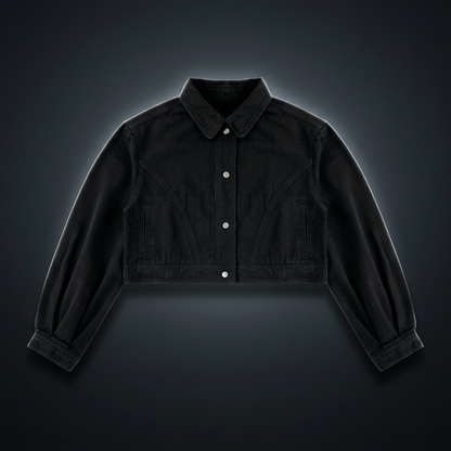 Women's Crop Denim Jacket