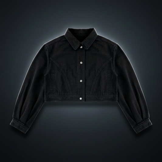 Women's Crop Denim Jacket