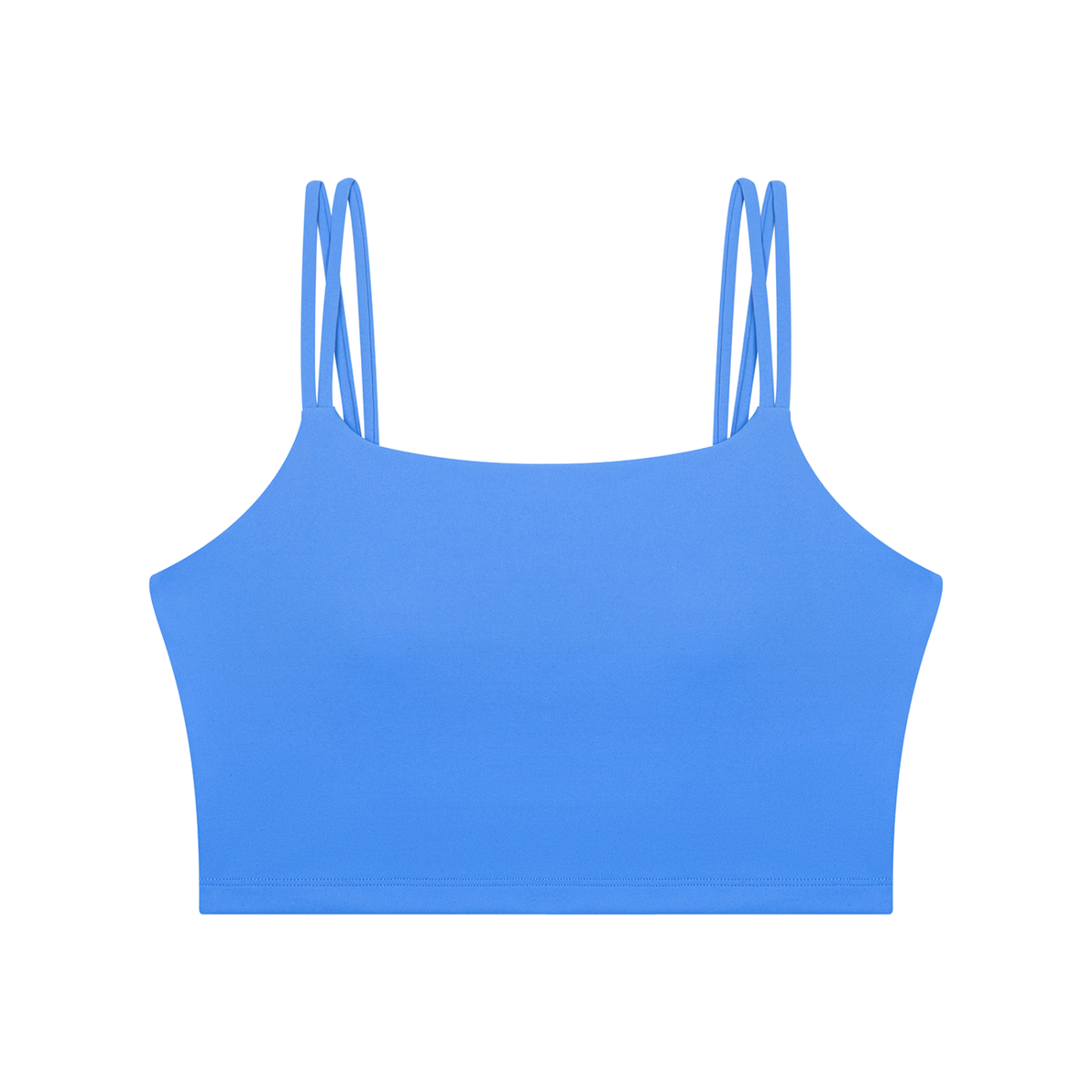 Women's Cropped Yoga Tank Top in blue