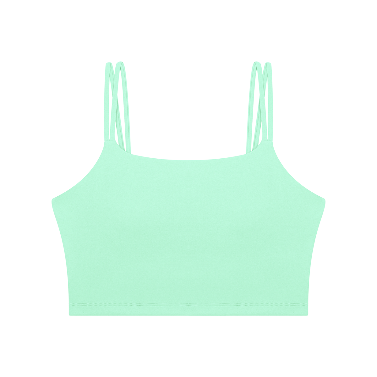 Women's Cropped Yoga Tank Top in mint green