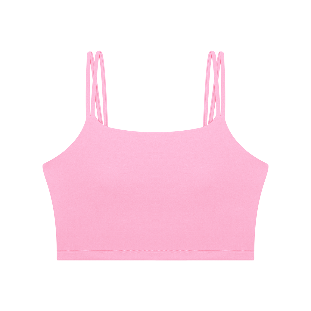 Women's Cropped Yoga Tank Top in pink