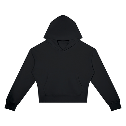 Women’s Do I Look Like a People Person Cropped Hoodie - Black