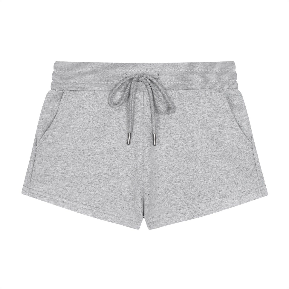 Women's Drawstring Shorts in flower gray
