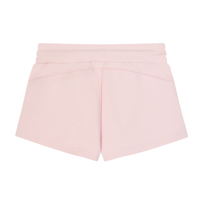 Women's Drawstring Shorts in pink, alternate angle