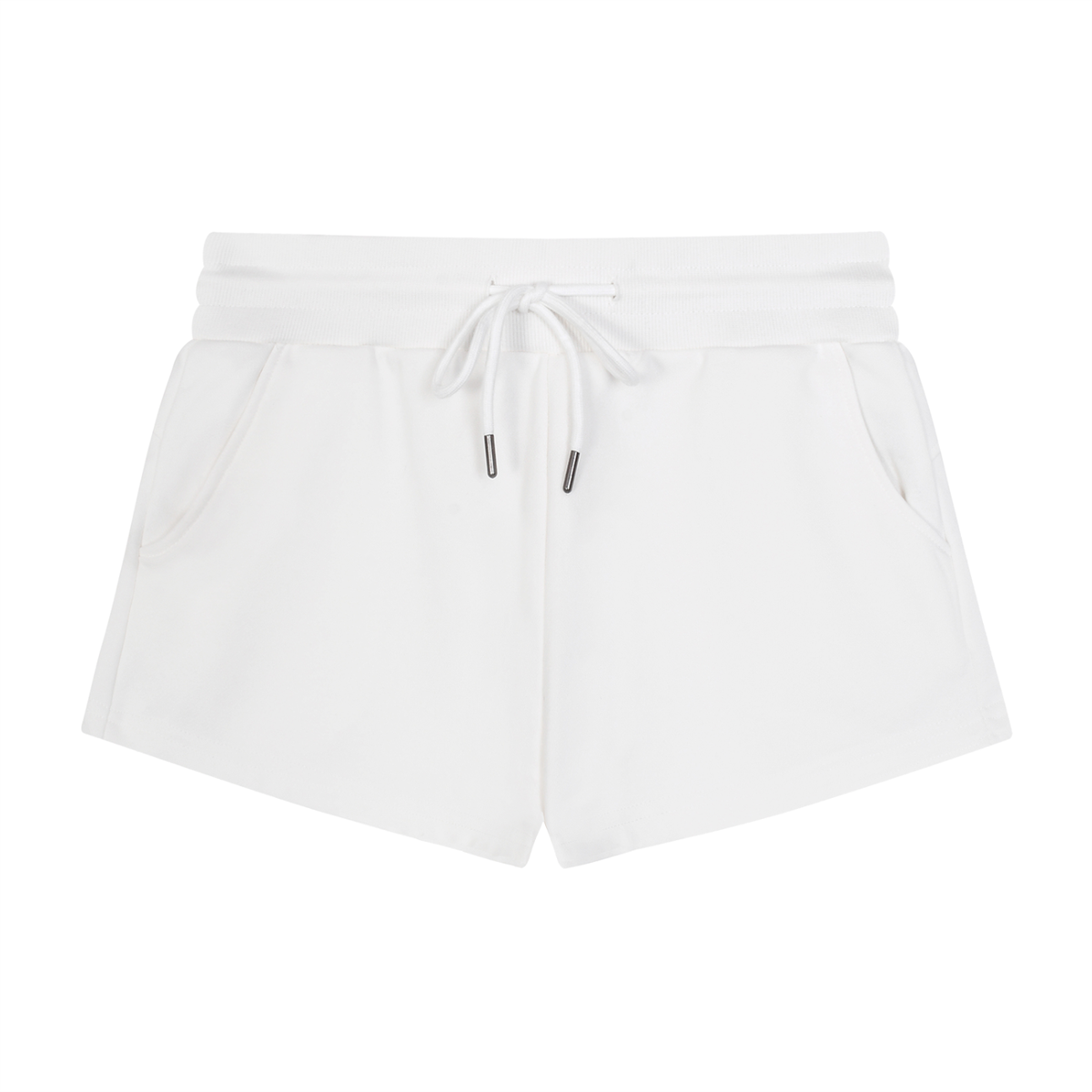 Women's Drawstring Shorts in white