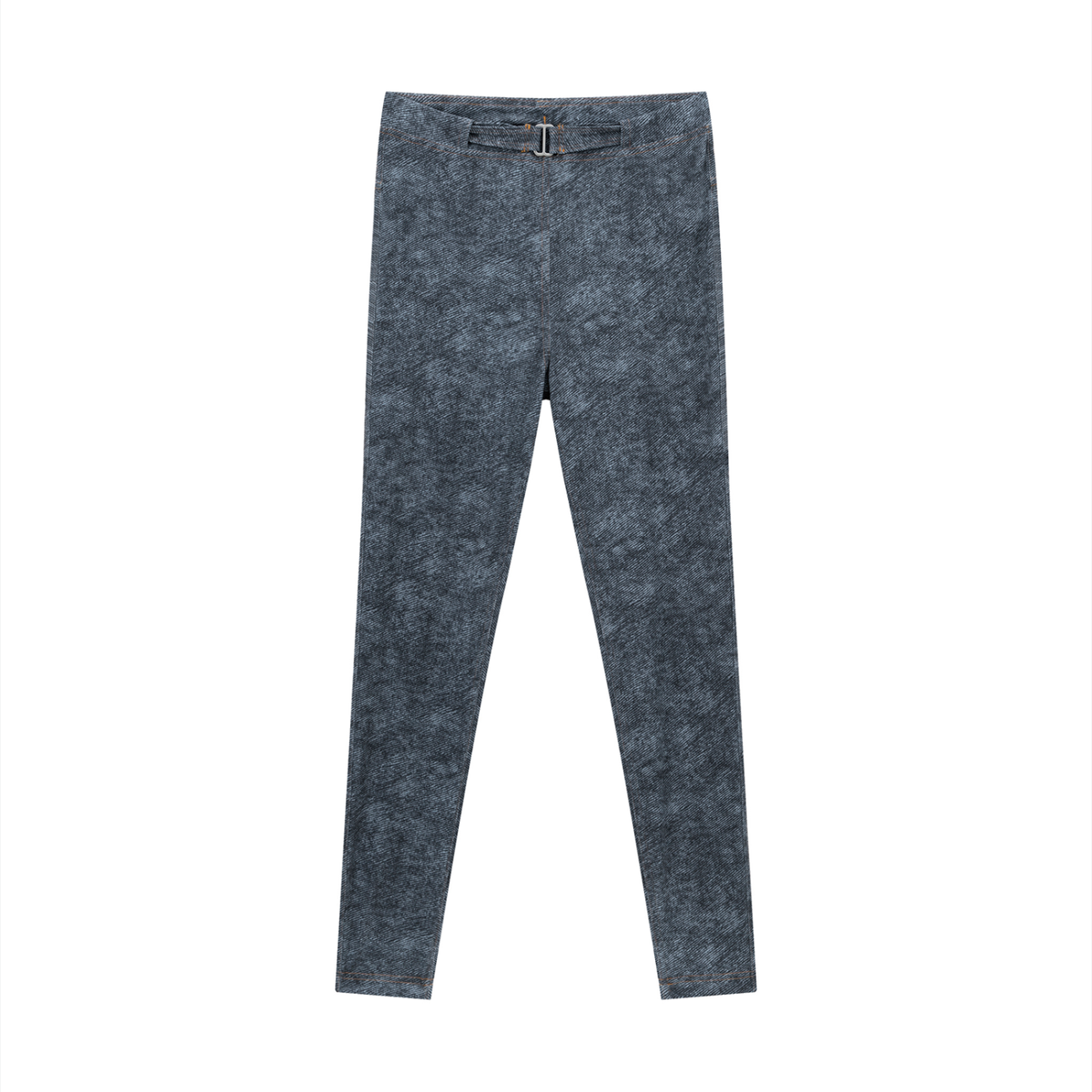 Women's faux denim leggings in jeans blue