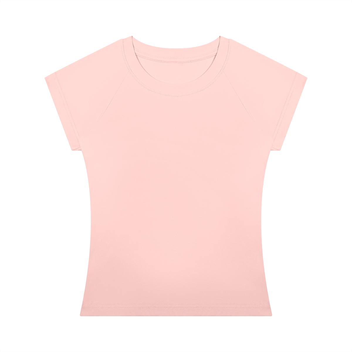 Women's Fitted Crewneck T-Shirt in pink