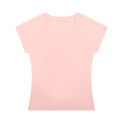 Women's Fitted Crewneck T-Shirt in pink
