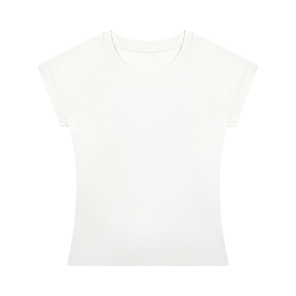 Women's Fitted Crewneck T-Shirt in white