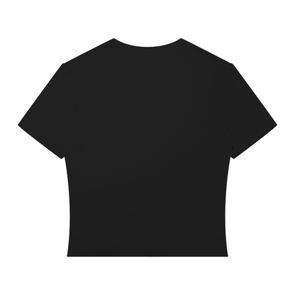 Women's Fitted Performance T-Shirt in black, alternate angle