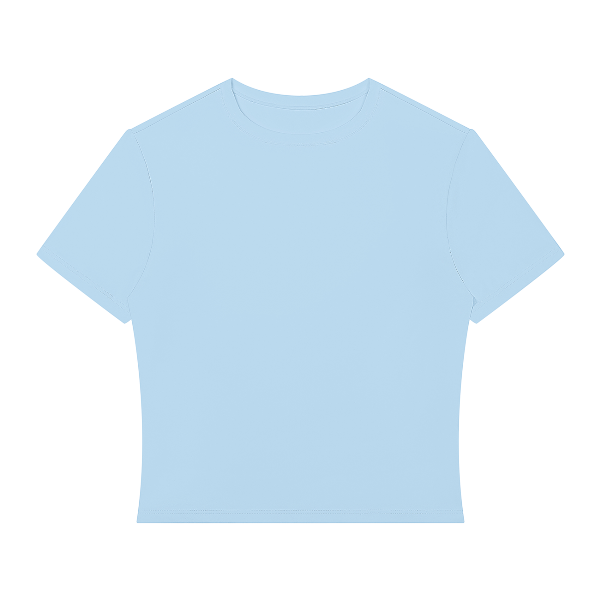 Women's Fitted Performance T-Shirt in sky blue