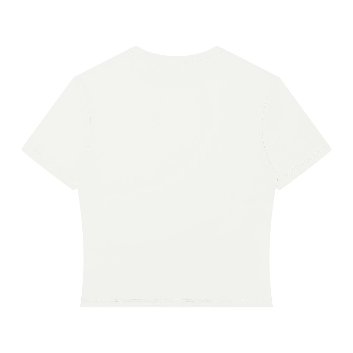 Women's Fitted Performance T-Shirt in white, alternate angle