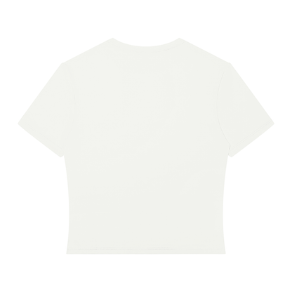 Women's Fitted Performance T-Shirt in white, alternate angle