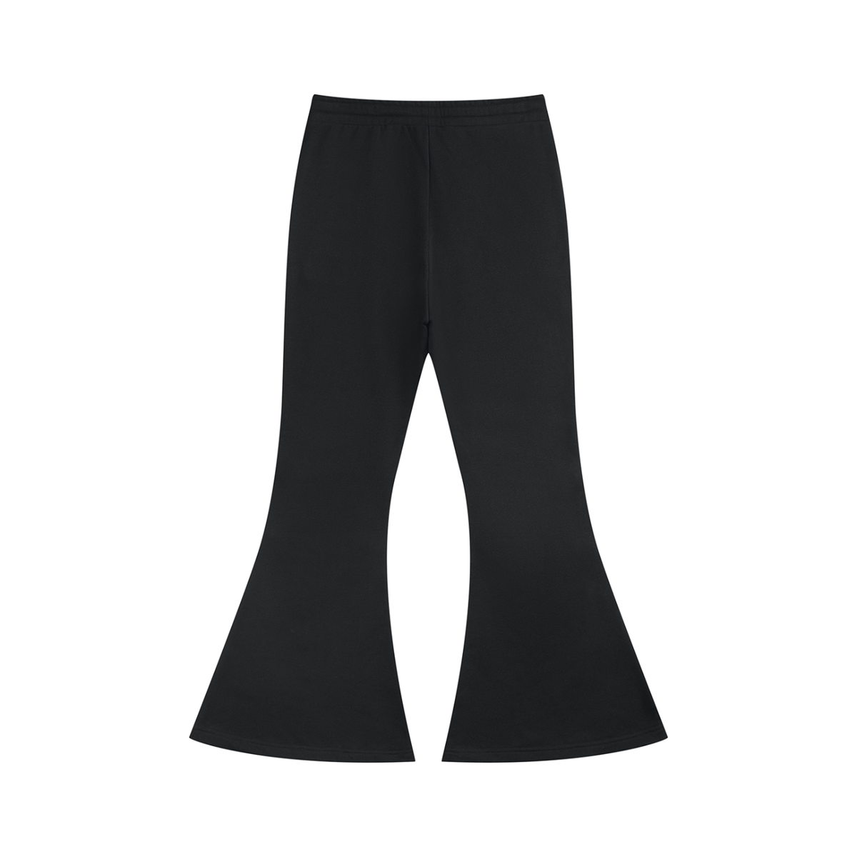 Women's Flared Sweatpants in black, alternate angle