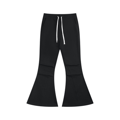Women's Flared Sweatpants in black