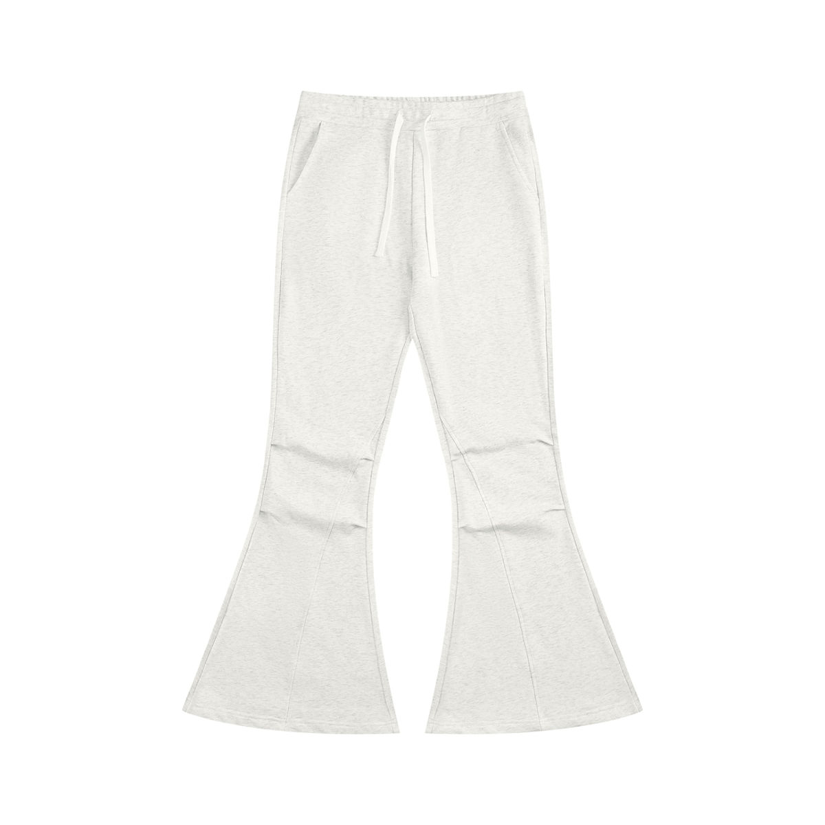 Women's Flared Sweatpants in oat gray