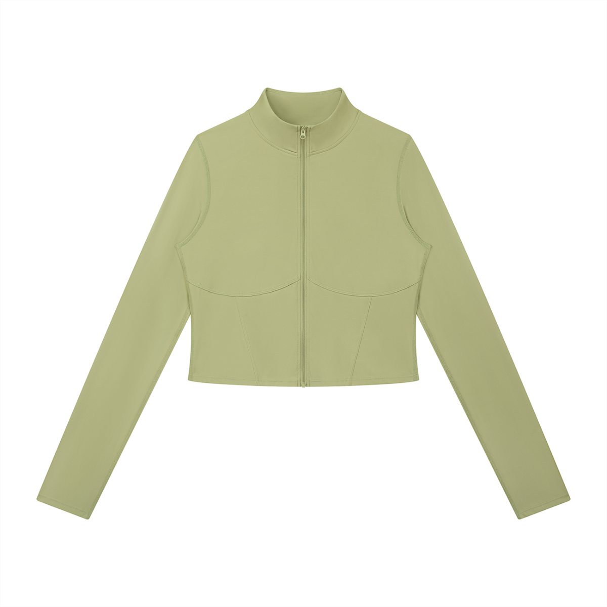 Women's Full-Zip Sports Jacket in gray green