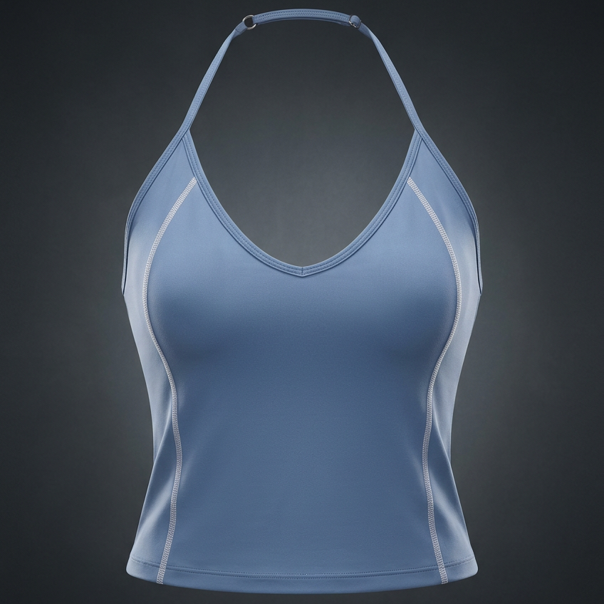 Women's Halter Neck Yoga Tank Top