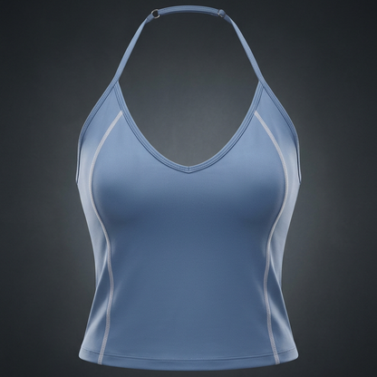 Women's Halter Neck Yoga Tank Top