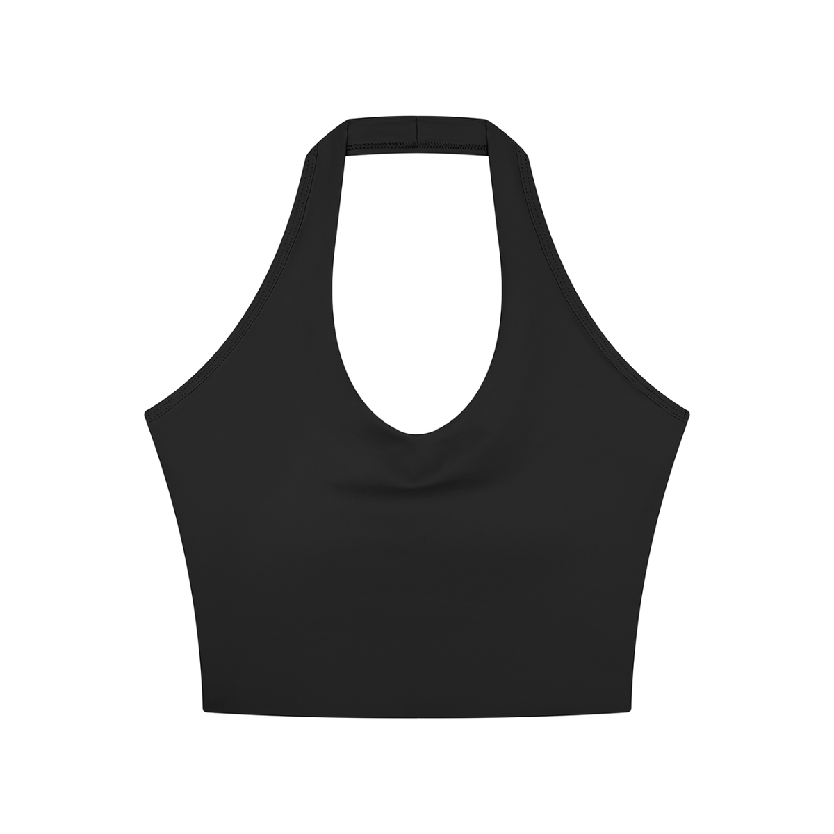Women's Halter Yoga Sports Bra in black