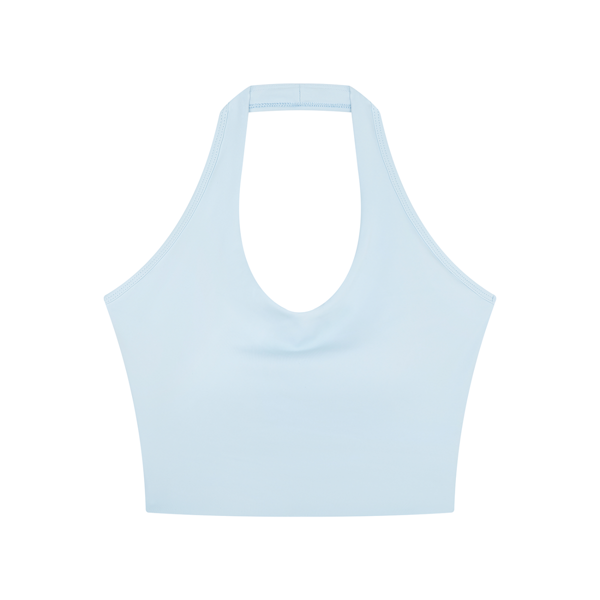 Women's Halter Yoga Sports Bra in light blue