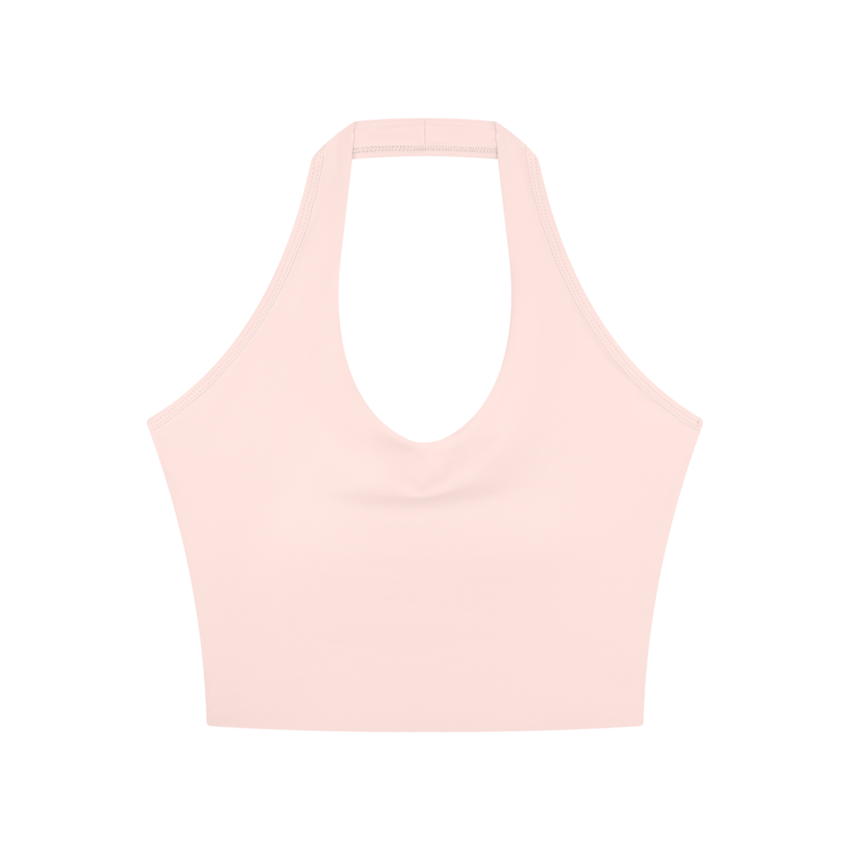 Women's Halter Yoga Sports Bra in light pink