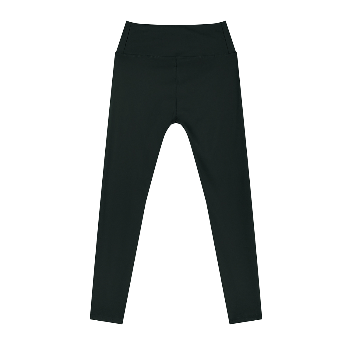 Women's High Rise Ankle Length Leggings in black, alternate angle