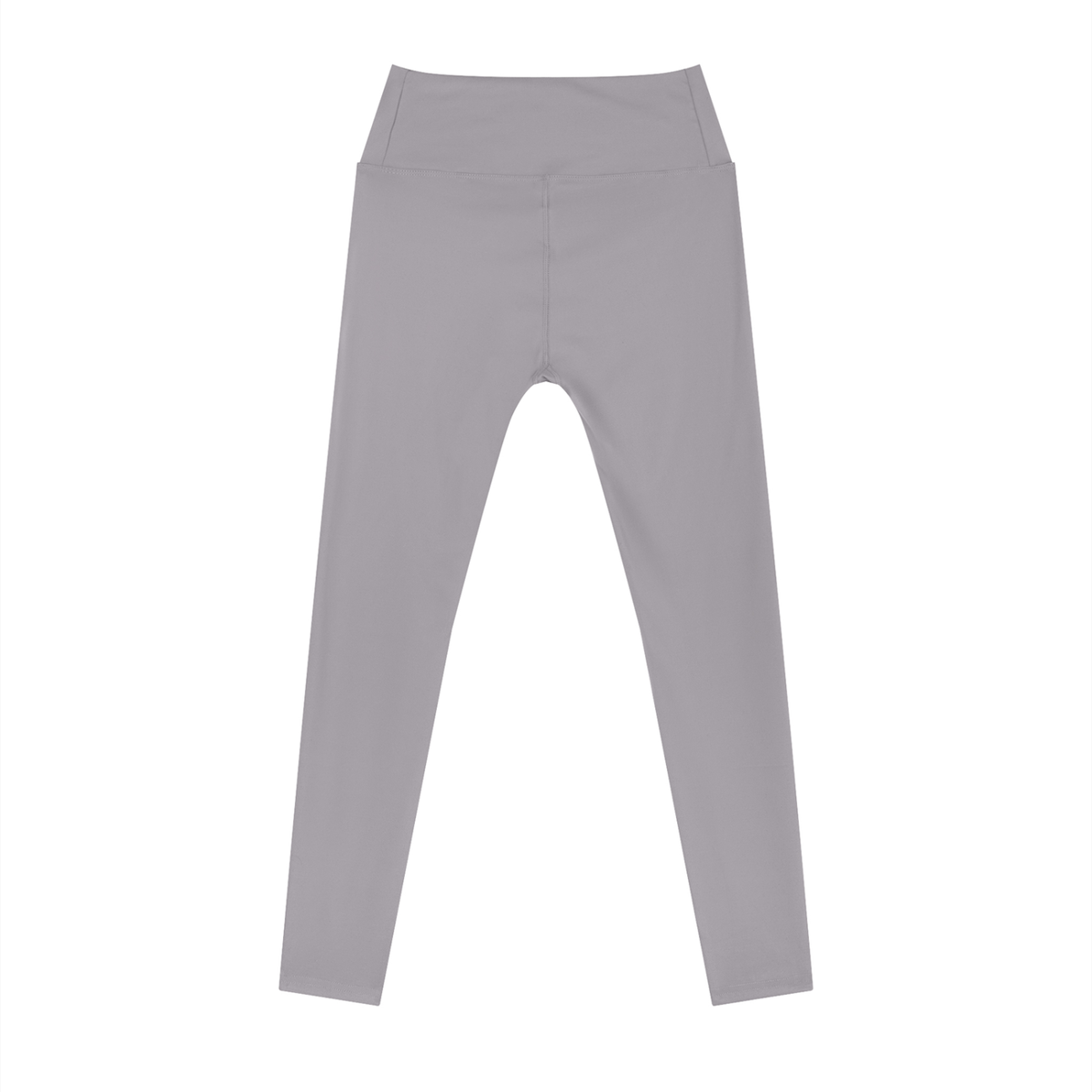 Women's High Rise Ankle Length Leggings in gray purple, alternate angle