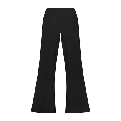 Women's High Rise Flared Leggings in black