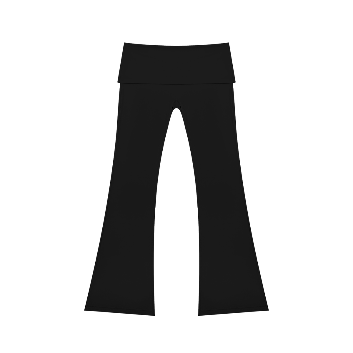 Women's High Rise Flared Yoga Pants in black