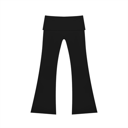 Women's High Rise Flared Yoga Pants in black