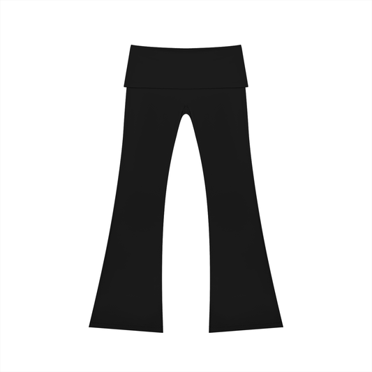 Women's High Rise Flared Yoga Pants in black