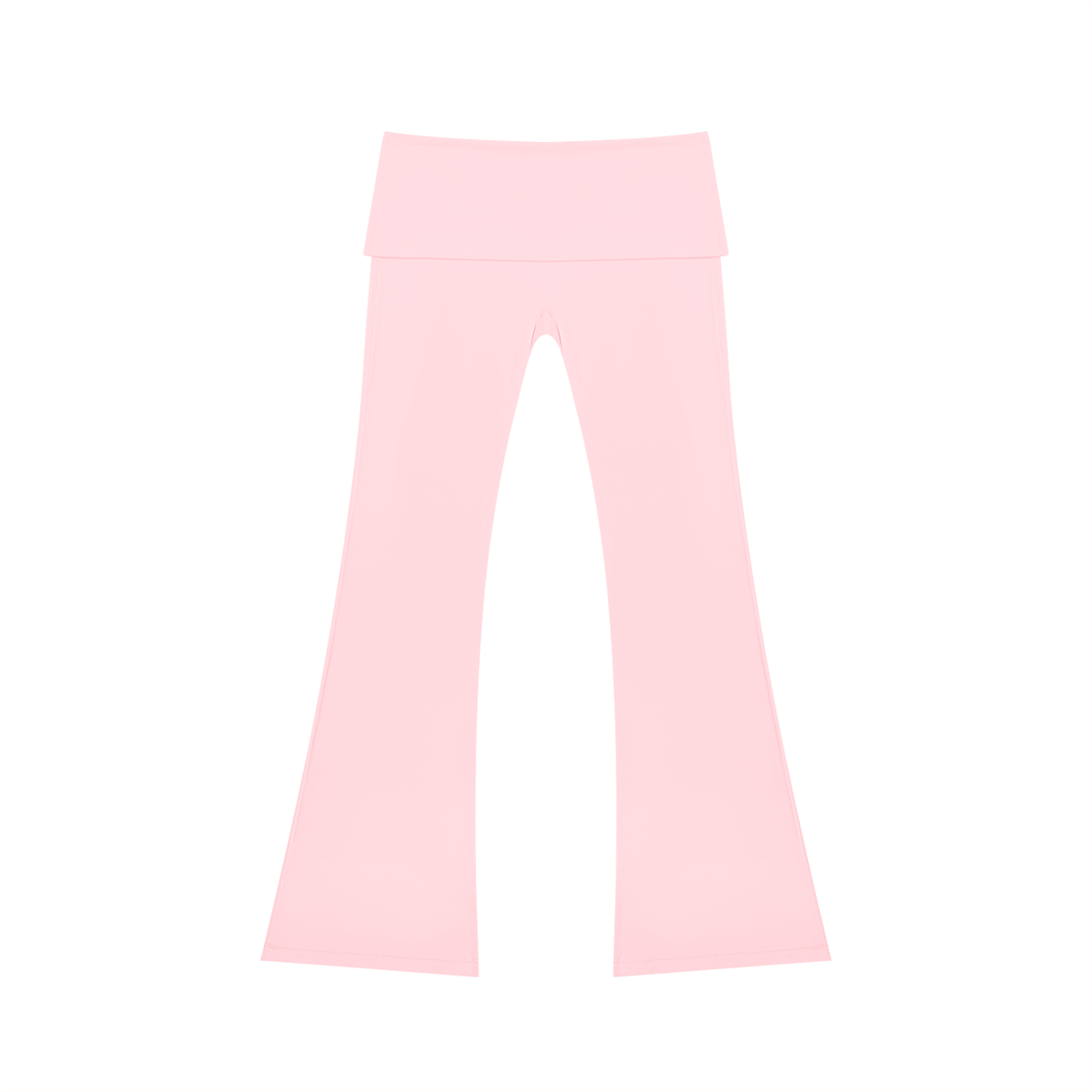 Women's High Rise Flared Yoga Pants in pink