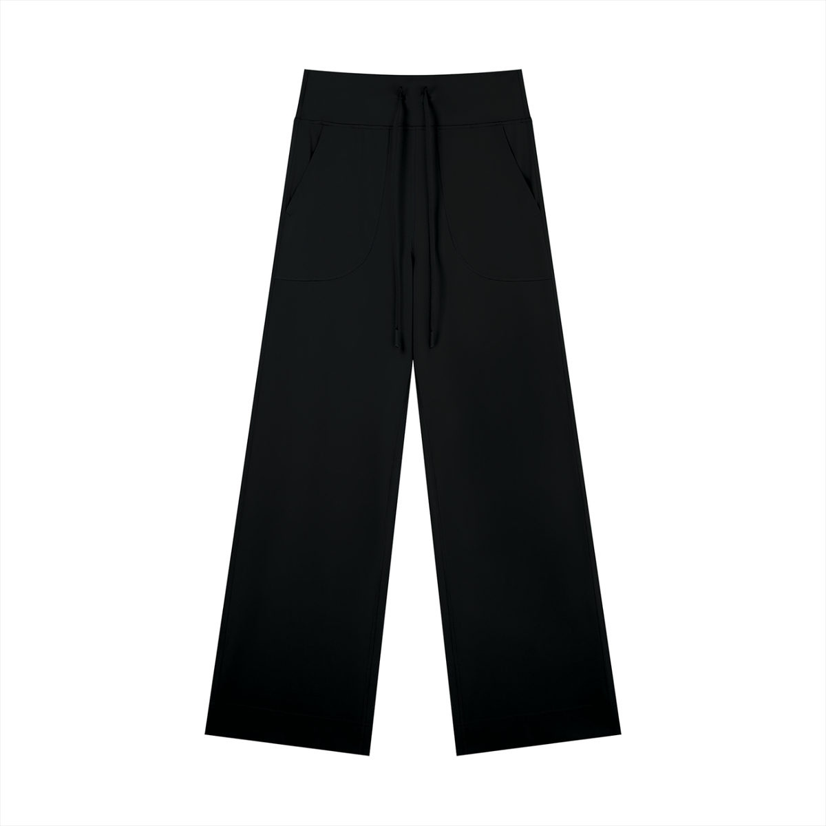 Women's High Rise Straight Leg Yoga Pants in black