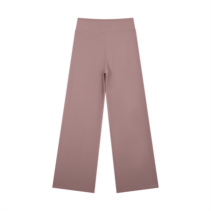 Women's High Rise Straight Leg Yoga Pants in cameo, alternate angle