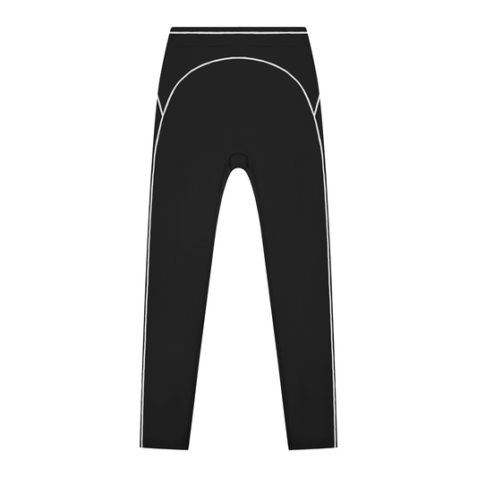 Women's High Rise Topstitching Leggings in black