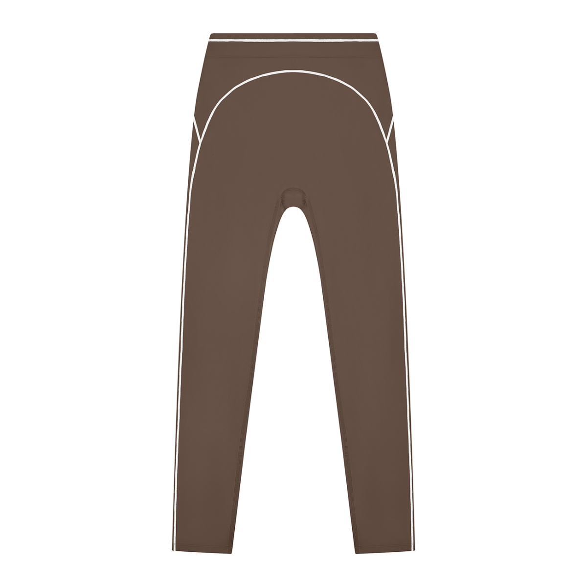 Women's High Rise Topstitching Leggings in coffee